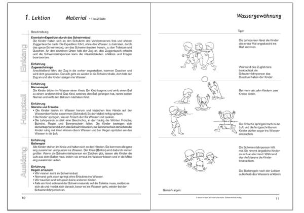 100 fixfertige Lektionen für den Schwimmunterricht – Lehrmittel für Lehrpersonen (Primarstufe)